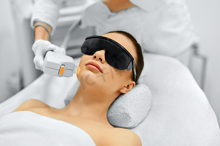 Skin Care. Face Beauty Treatment. IPL. Photo Facial Therapy. Ant