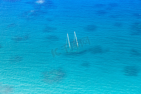 小船船沉船潜水假期假日海马尔代夫 copyspace 航空相片旅游业