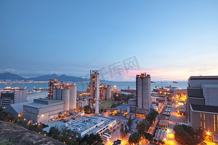 Cement Plant,Concrete or cement factory, heavy industry or const