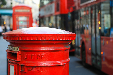 邮件槽，伦敦-英国，在伦敦的信箱.