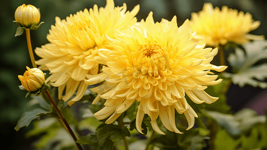 盛开的菊花重阳节