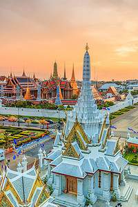 泰国曼谷摄影照片_曼谷市寺 