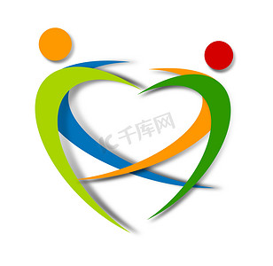 logo音符摄影照片_健康抽象 logo 设计