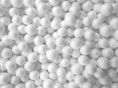 白圆泡沫球状纹理泡沫表面的背景抽象背景