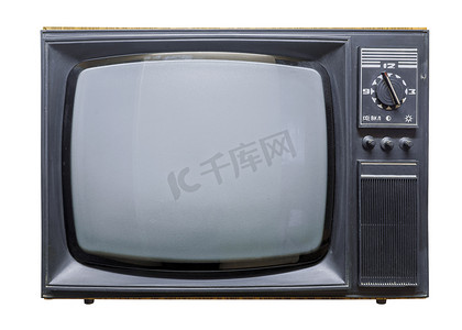 复古台旧电视机