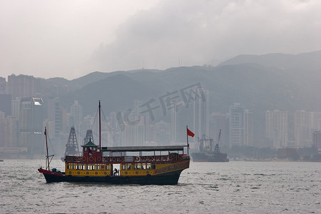 老香港摄影照片_冬季雾