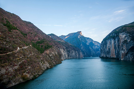 8摄影照片_长江三峡瞿塘峡峡谷