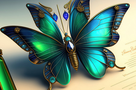 Colorful art of a butterfly texture background closeup details on its wings
