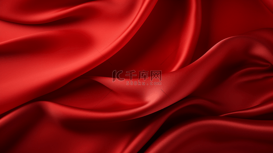 红色丝绸质感纹理背景21