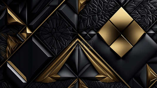 质感黑色纹理背景图片_带有几何形状的图案收集。
