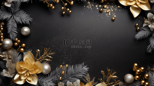 圣诞快乐2018背景图片_2018年快乐新年金色底纹，具有鸟蛋壳图案。