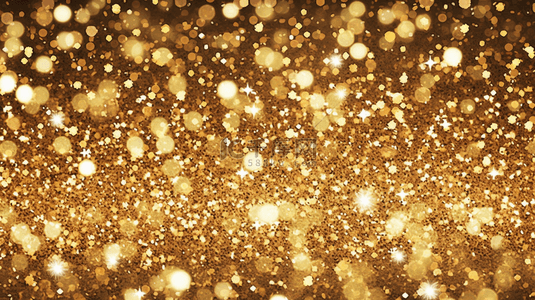 金色闪粉和反射光背景与墙纸，适用于奖项和庆祝场合。