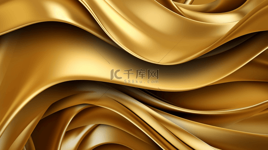 金色奢华背景，搭配优雅的金色线条元素。现代3D抽象矢量插画设计。