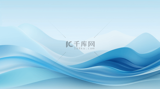 中国风会议背景图片_蓝色商务渐变曲线纹理背景34