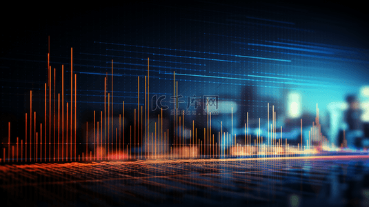 柱状分析图背景图片_金融理财数据趋势分析背景37