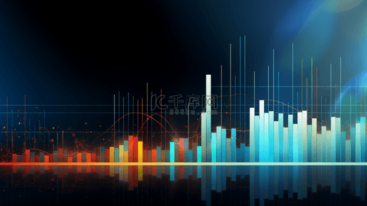 柱状分析图背景图片_金融理财数据趋势分析背景28