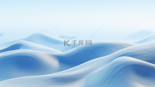 蓝色商务渐变曲线纹理背景5