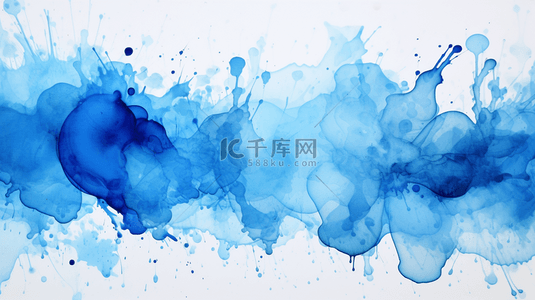 蓝色水彩点背景图片_柔和的蓝色水彩纹理背景设计