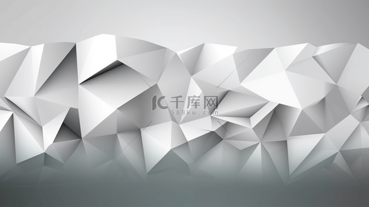 几何白色光泽背景图片_现代灰色几何概念光泽横幅设计