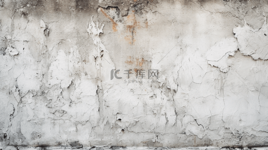 复古白墙背景图片_天然水泥或石头老纹理的灰脏白色背景，作为复古图案墙。概念性的墙布条，具有磨砂、材质或者建筑感。