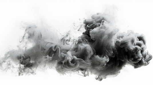 纹理密集背景图片_透明的PNG背景上，密集蓬松的白烟和雾形成抽象的烟云运动，因焦距模糊而变得朦胧。这些烟云是由机器产生的干冰飞舞在空中的效果，带有纹理。