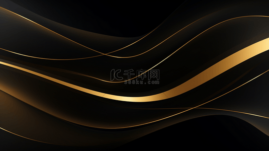金色霓虹灯光效果背景，奢华3D风格概念背景。矢量插图。