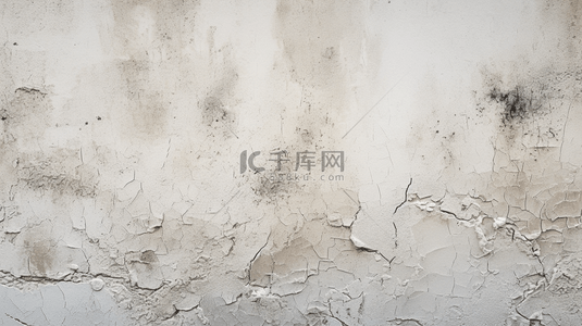 自然水泥或石头老纹理的肮脏白色背景，作为复古图案墙的概念性墙面。