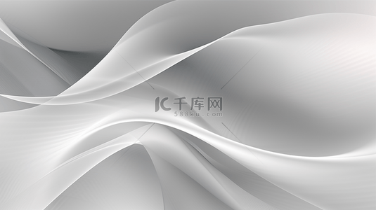 波动感背景背景图片_白色背景上的抽象波浪形状。