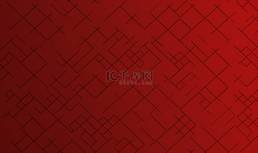 中式简约线条红色春节节日背景