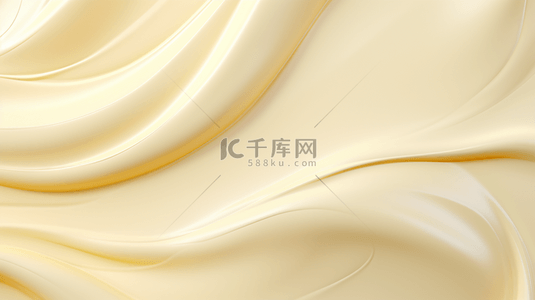 黄色化妆品背景图片_白色和金色奶油的纹理背景