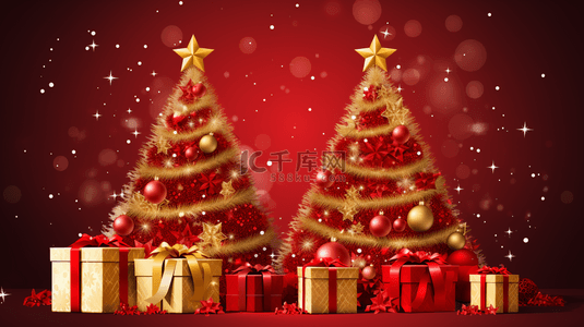 冬季活动促销背景图片_黑金色圣诞节促销横幅设计