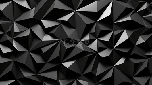 优雅的浅灰色几何多边形抽象背景。