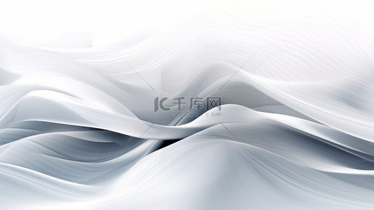 条幅白色背景图片_一张白色背景，中间有波浪形设计的图案。