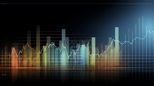 金融走势图背景图片_金融理财商务数据分析背景33