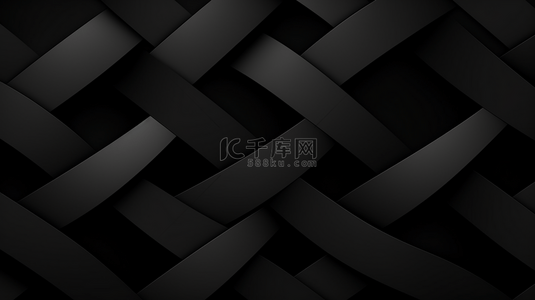 黑色背景壁纸，现代几何图案矢量图。