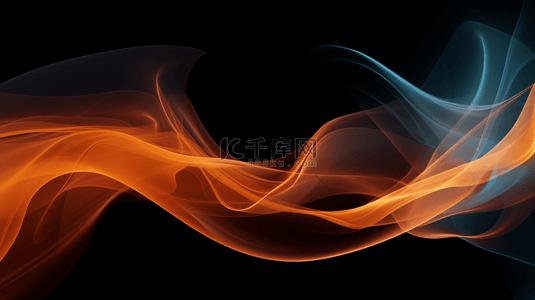 抽象的分形波火焰背景1