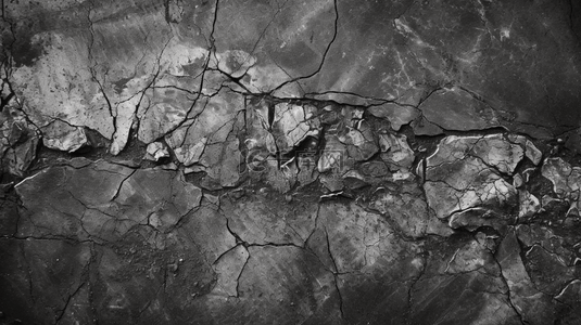 暗金属粗糙表面。 灰色石材纹理图案，简单古老的设计。黑色粗糙混凝土。