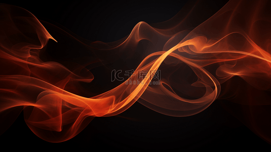 抽象的分形波火焰背景7