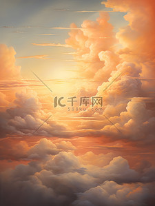 太阳云层背景图片_天空厚厚的云层日落9