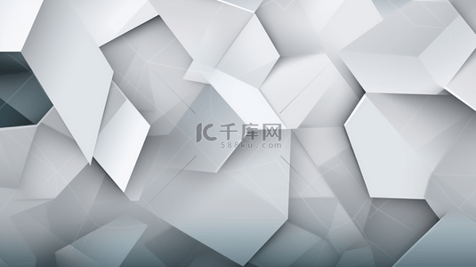 几何图形设计背景图片_时尚现代白色条纹几何商务横幅。