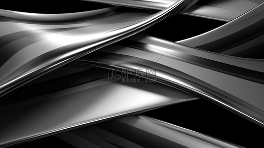 金属固体背景图片_抽象的暗金属银色背景。