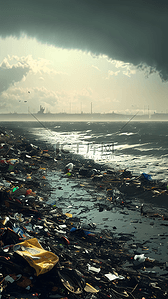 8月24日背景图片_被污染的大海核污染海洋污染环境污染1