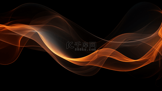 波浪线条背景图片_抽象的分形波火焰背景11