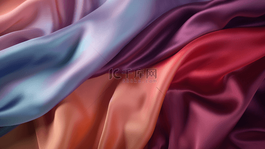 丝织品背景图片_彩色丝绸质感细腻布料纹理图片31
