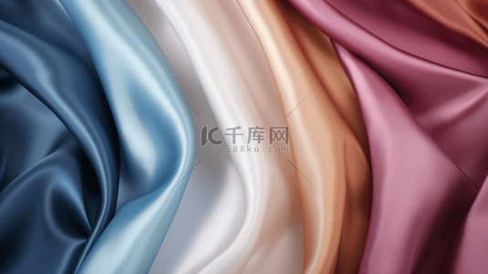 丝织品背景图片_彩色丝绸质感细腻布料纹理图片23