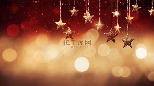 节日庆典活动背景图片_神奇的金色闪光为欢乐的圣诞节庆典。