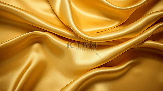 金色布料纹理背景图片_金色豪华丝绸背景插图