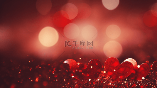 红光色背景图片_优雅的情人节背景，带有光影效果。
