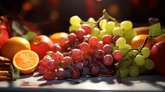 美味的水果背景图片_秋季丰收的水果图片1