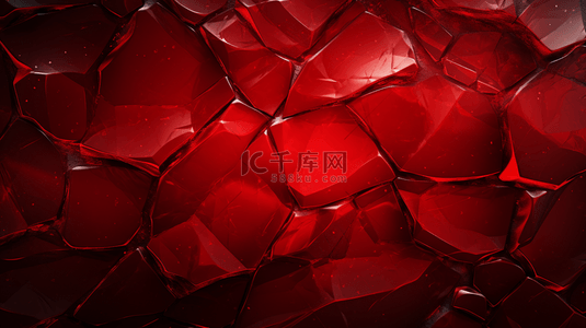 红色破碎玻璃纹理背景7